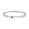 Morellato Urban – Bracciale Uomo Acciaio con Zircone Blu (SABH42)