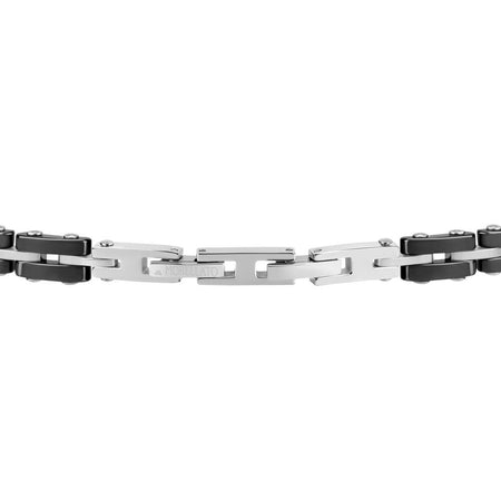 Morellato Ceramic – Bracciale Uomo Acciaio e Ceramica con Ancora (SACU10)