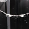 Morellato Tennis – Bracciale Uomo Argento con Cristalli Neri (SAEV46)