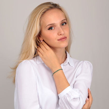 Morellato Tesori – Bracciale Donna Argento con Zirconi Verdi (SAIW105)