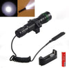 Softair Torcia Led Ricaricabile Controllo Remoto Tattica Supporto Per Fucile