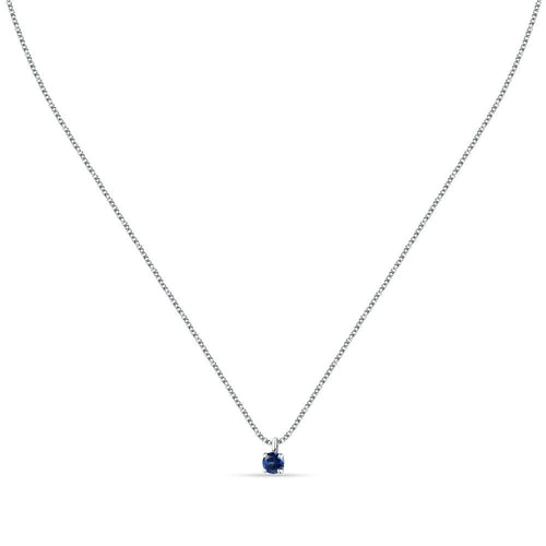 Morellato Tesori – Collana Donna Argento con Zircone Blu (SAIW172)