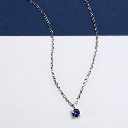 Morellato Tesori – Collana Donna Argento con Zircone Blu (SAIW172)