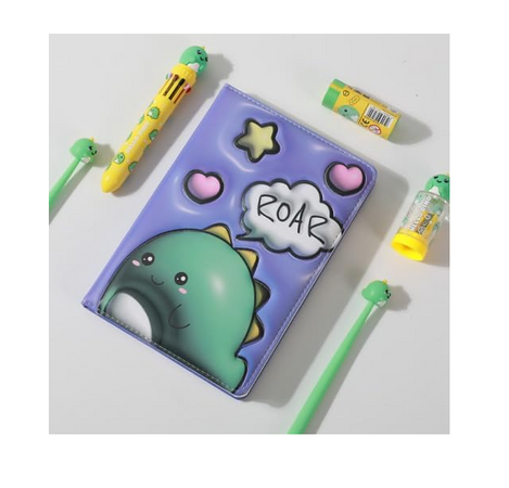 ITOTAL - NOTEBOOK A5 ITOTAL 3D SQUISHY DINO