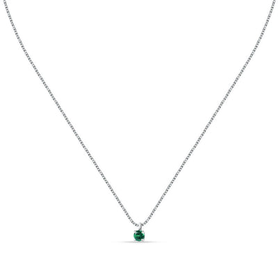 Morellato Tesori – Collana Donna Argento con Zircone Verde (SAIW173)