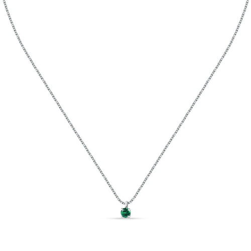 Morellato Tesori – Collana Donna Argento con Zircone Verde (SAIW173)