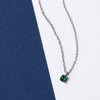 Morellato Tesori – Collana Donna Argento con Zircone Verde (SAIW173)