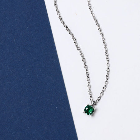 Morellato Tesori – Collana Donna Argento con Zircone Verde (SAIW173)
