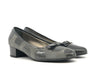 comfort Décolleté nappa e camoscio grigio