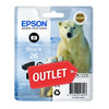 Epson Cartuccia D'Inchiostro Nero (Foto) C13T26114012 26 200 Copie 4,7Ml Standard Originale