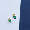 Morellato Tesori – Orecchini Goccia Verdi in Argento Dorato (SAIW197)