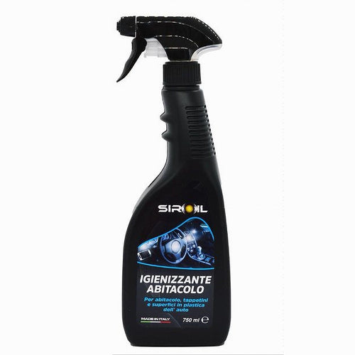 Igienizzante Abitacolo 750ml Spray Pulitore Cruscotto Plastica Auto Moto Sir-igien