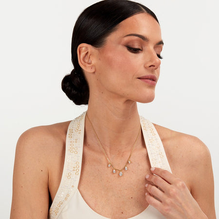 Morellato Tesori – Collana Donna Dorata Zirconi Goccia (SAIW207)