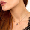 Collana Morellato Tesori – Croce Zirconi Blu e Bianchi (SAIW216)