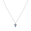 Collana Morellato Tesori – Croce Zirconi Blu e Bianchi (SAIW216)