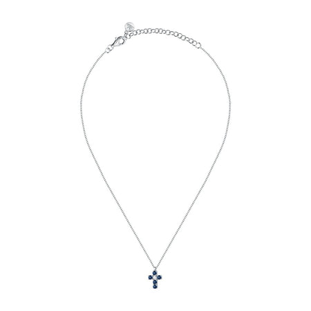 Collana Morellato Tesori – Croce Zirconi Blu e Bianchi (SAIW216)