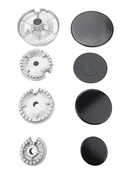 Kit 4 Bruciatori + 4 Piattelli Indesit BB2708