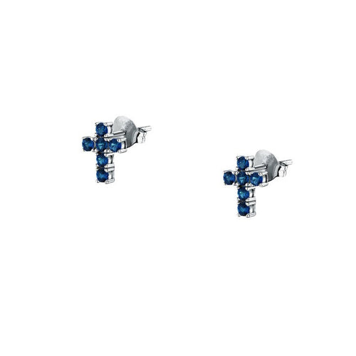 Orecchini Morellato Tesori – Lobo Croce Zirconi Blu (SAIW219)