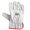 Guanti da lavoro anti-usura in fiore di pelle bovina bianco per giardino ed edilizia