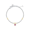 Bracciale Emily in Paris – Cuore Rosa e Acciaio Bicolor (SAIX31)