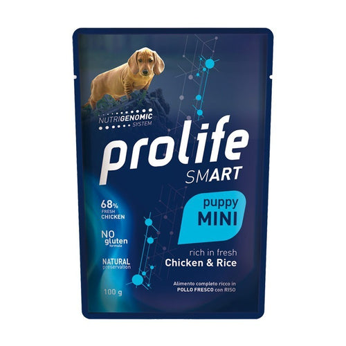 Prolife Smart mangime umido Cani Puppy Mini pollo e riso 100 gr