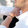 Bracciale Uomo Morellato Motown Acciaio Nero Silver (SALS55)