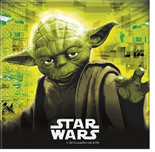 CONFEZIONE 20 TOVAGLIOLI 33X33 CM TEMA STAR WARS