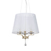 Lampadario Classico Pegaso Metallo Ottone 3 Luci E14