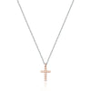 Collana Uomo Morellato Croce Acciaio Silver Rose Gold (SALS76)