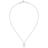 Collana Uomo Morellato Croce Acciaio Silver Rose Gold (SALS76)