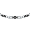 Bracciale Uomo Morellato Acciaio Silver Nero 33g (SALS78)