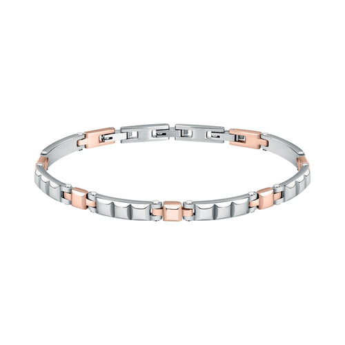 Bracciale Uomo Morellato Acciaio Silver Rose-Gold (SALS79)