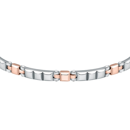 Bracciale Uomo Morellato Acciaio Silver Rose-Gold (SALS79)