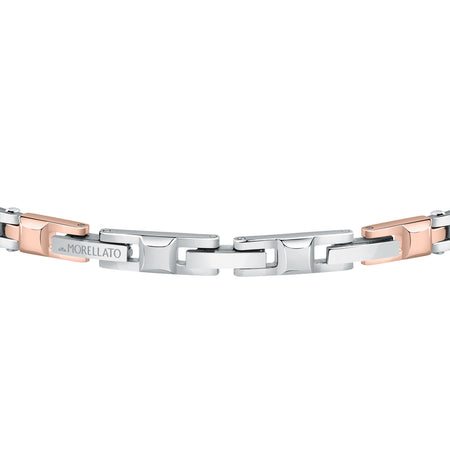 Bracciale Uomo Morellato Acciaio Silver Rose-Gold (SALS79)