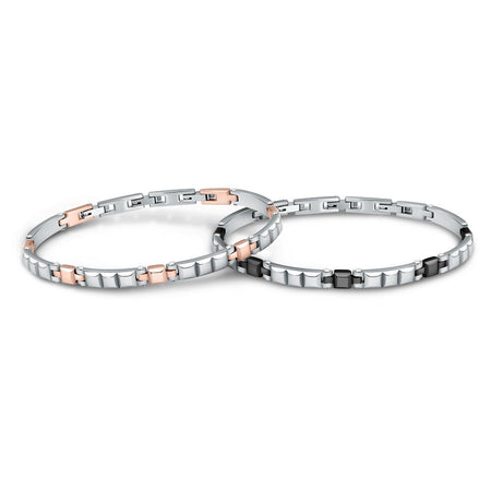 Bracciale Uomo Morellato Acciaio Silver Rose-Gold (SALS79)