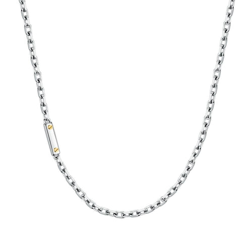 Collana Uomo Morellato Acciaio e Oro 750 (SATM16)
