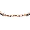 Bracciale Uomo Morellato Tennis Argento Nero Zirconi (SATT01)