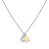 Collana Morellato Donna Luna e Stella Bicolore con Cristallo (SAUY03)