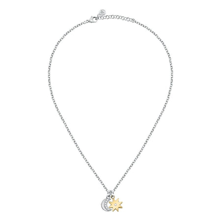 Collana Morellato Donna Luna e Stella Bicolore con Cristallo (SAUY03)