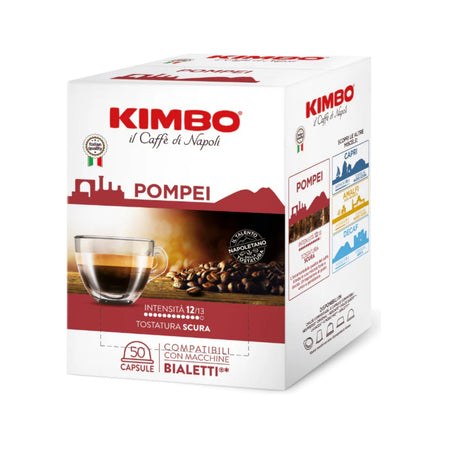 Kimbo Miscela Pompei 50 Capsule compatibili Bialetti