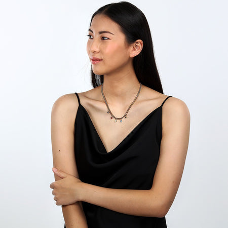 Collana Morellato Donna Dorata con Cristalli Colorati (SAUZ01)