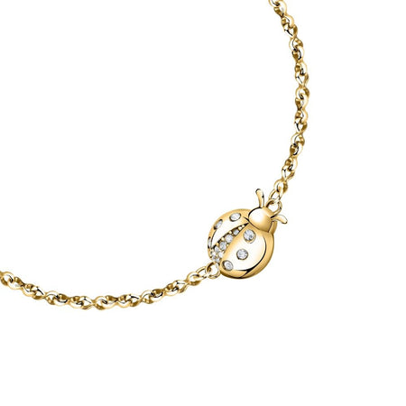 Bracciale Morellato Donna Dorato con Coccinella e Cristalli (SAVZ08)