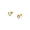 Orecchini Morellato Cuore Dorato con Cristalli Bianchi (SAVZ16)