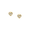 Orecchini Morellato Cuore Dorato con Cristalli Bianchi (SAVZ16)