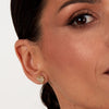 Orecchini Morellato Cuore Dorato con Cristalli Bianchi (SAVZ16)