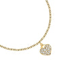 Bracciale Morellato Cuore Dorato con Cristalli Bianchi (SAVZ19)