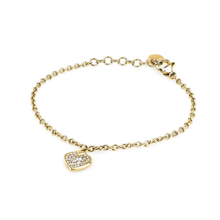 Bracciale Morellato Cuore Dorato con Cristalli Bianchi (SAVZ19)