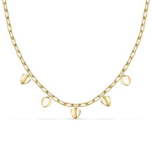 Collana Morellato Cuori Dorati Acciaio Donna (SAWW01)