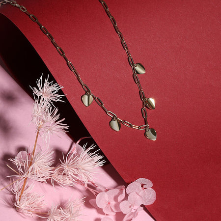 Collana Morellato Cuori Dorati Acciaio Donna (SAWW01)