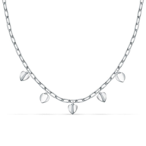 Collana Morellato Cuori Acciaio Silver Donna (SAWW02)